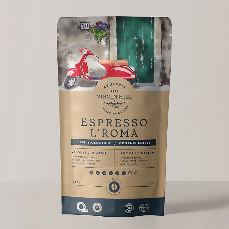 Espresso L&amp;#39;roma Retail Bag - 340g - Beans