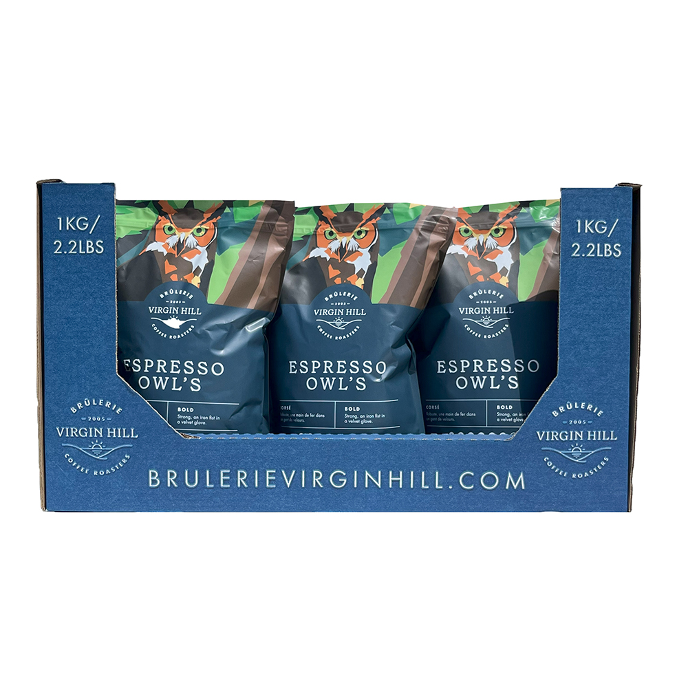 BVH Espresso Owl's 1kg Plateau - Grains (9 unités)