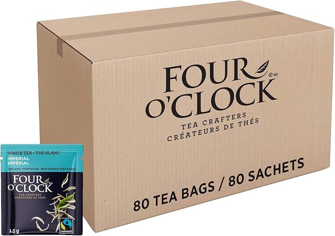Four O'Clock White Tea Imperial Organic Fairtrade (80 units) 