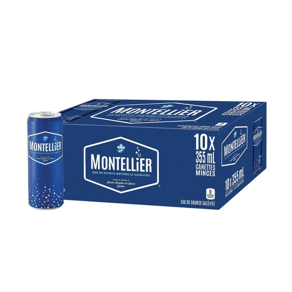 [418348, 166628] Montellier Mineral Water 355mL - Carbonated (3x10 units)