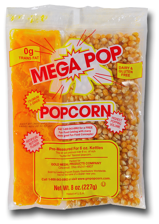 Popcorn NakPak 8oz - (24 units)