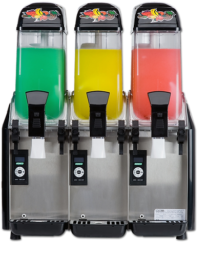 Elmeco Slush Machine First Class 3 3x12L Tanks - (1 unit)