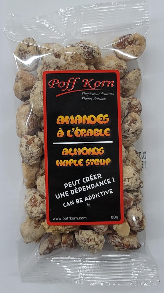 Amande à l'Érable  80g - (24 unités)