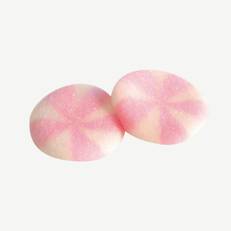 Pink & White Hard Disks 1kg - (1 unit)