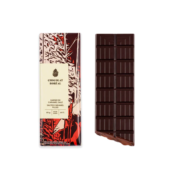 Chocolat Noir au Caramel Salé 85g (12 unités)