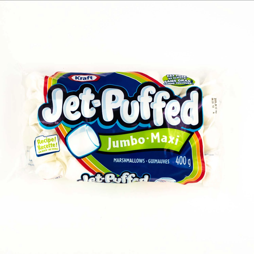 Jet-Puffed Marshmallows 400g - Jumbo (12 bags)