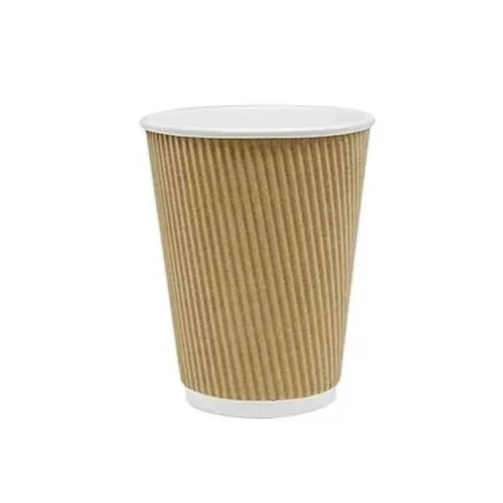 [376969] Paper Coffee Cup 12oz - Corrugated (500 units)