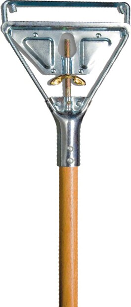 Wood Wet Mop Handle With Steel Head 54" - (1 units)