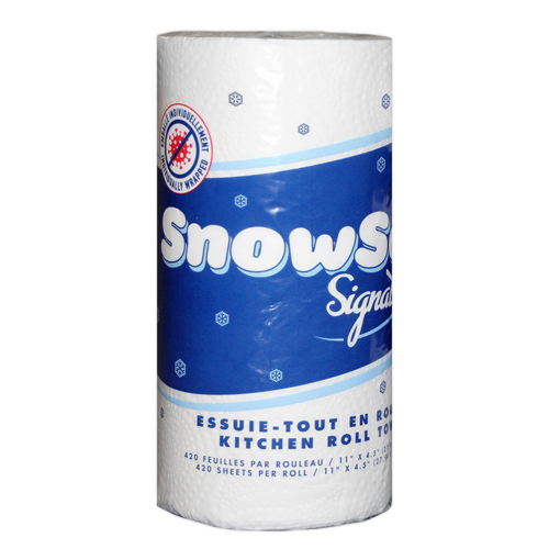 Snow Soft Signature Paper Towels 11"x4.5" 420 Sheets - 2 Ply (12 units)