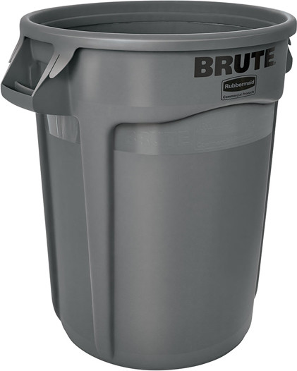 Rubbermaid- Contenant à déchets BRUTE rond 20gal (1 unité)