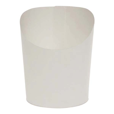 White Round Container 3.5oz - Fries & Wraps (1000 units)