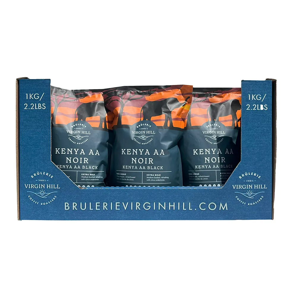 [R1KenNG9] BVH - Kenya AA Noir 1kg Plateau - Grains (9 unités)