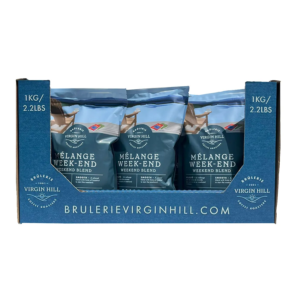 [R1WkdG9] BVH Mélange Week-end 1kg Plateau - Grains (9 unités)