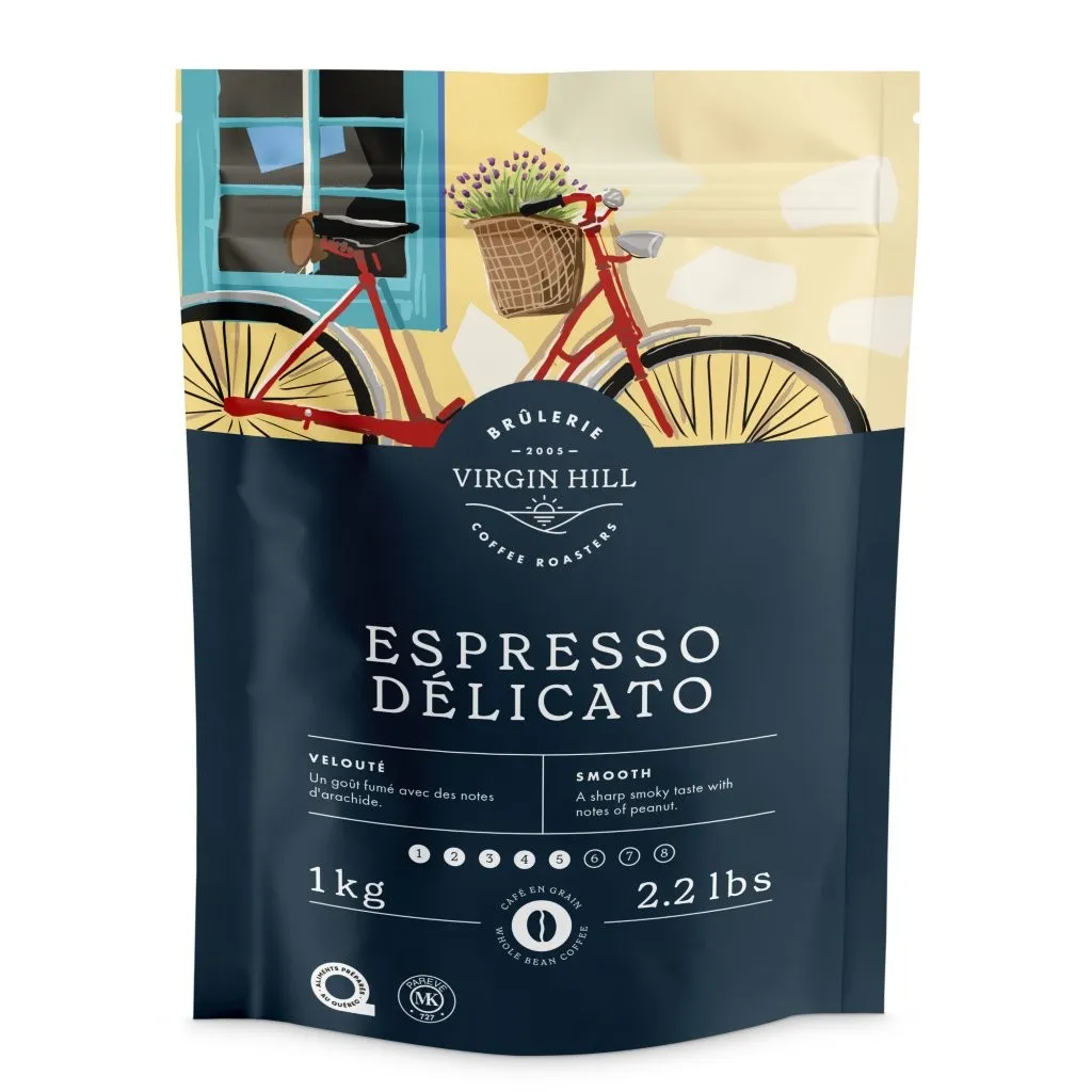 [R1EDeG1] BVH - Espresso Délicato 1kg - Beans (1 unit)