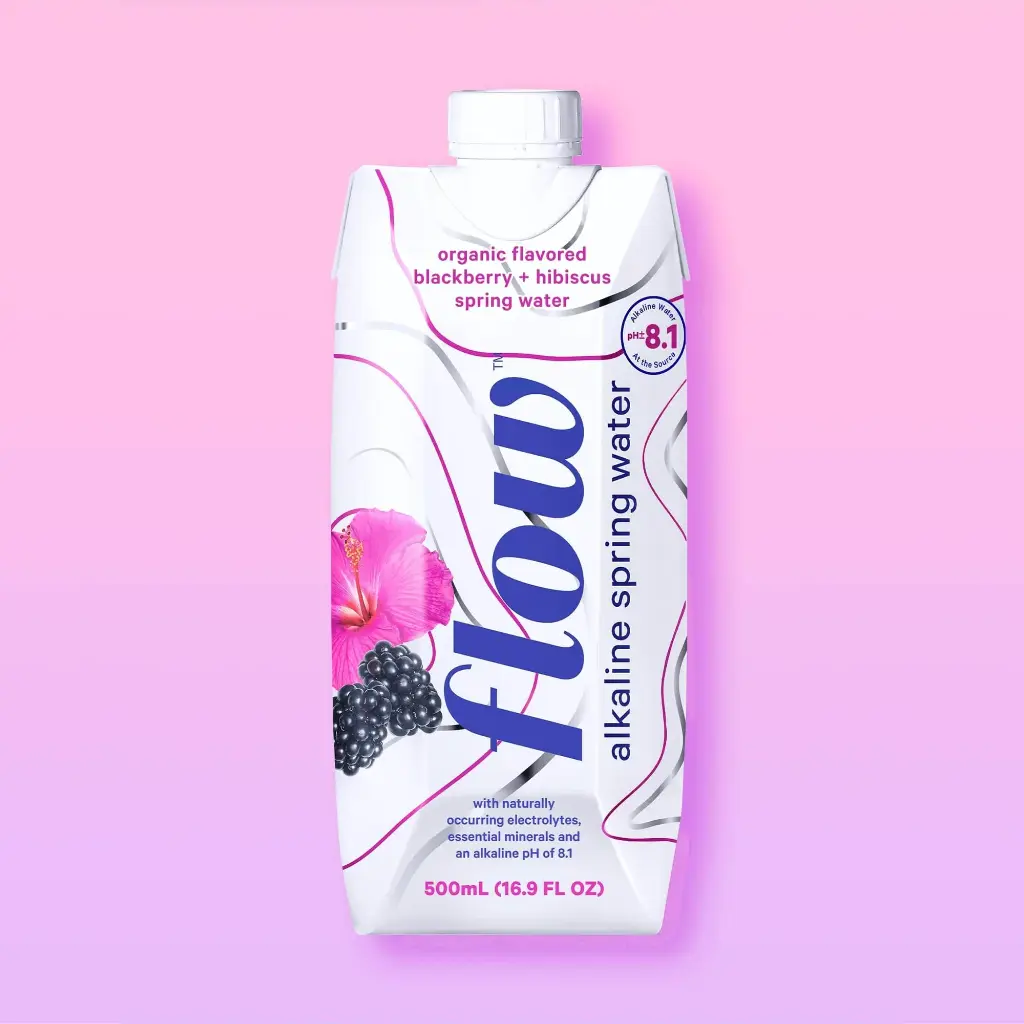 [91007] Flow - Blackberry & Hibiscus Water 500mL - (12 units)