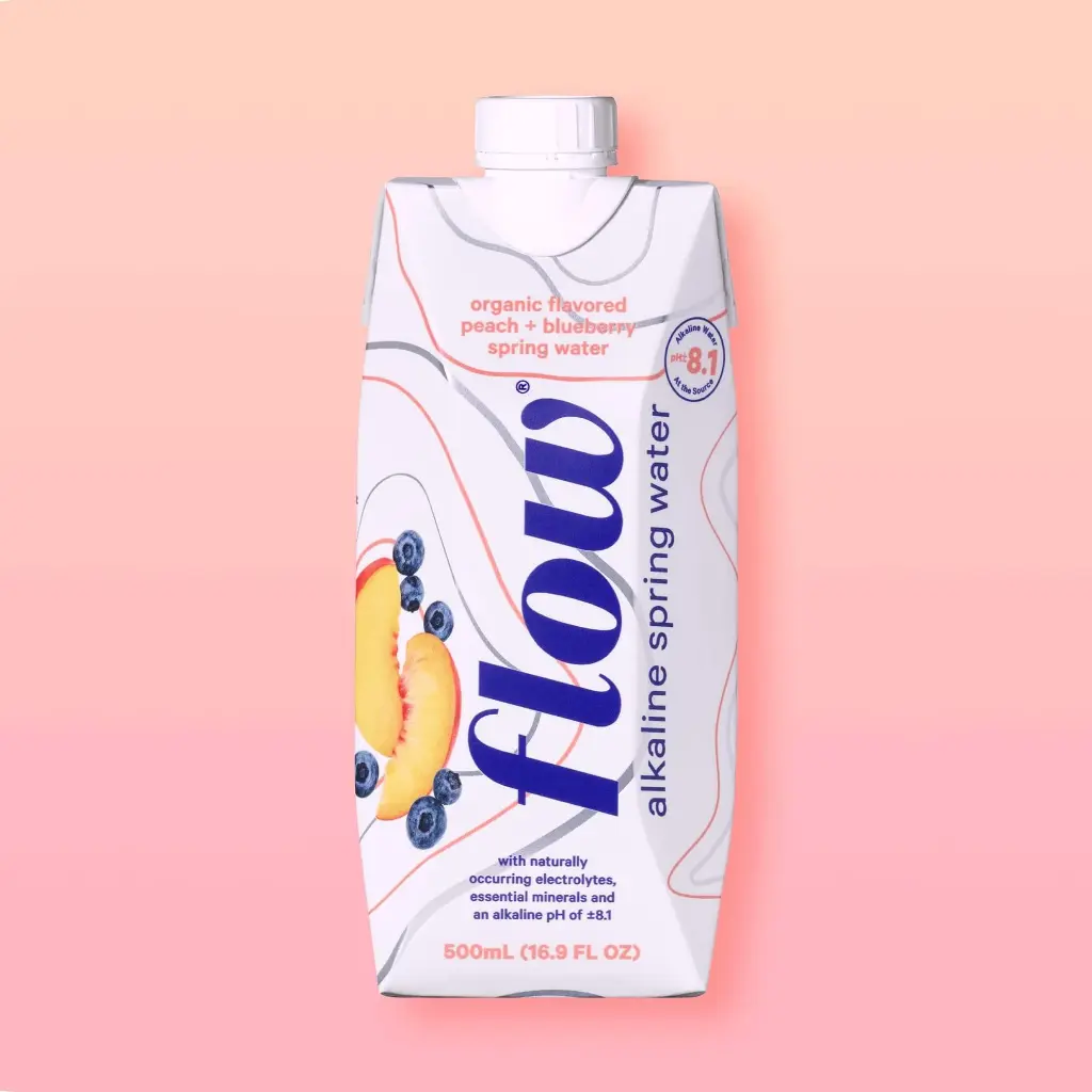 Flow - Peach & Blueberry Water 500mL - (12 units)