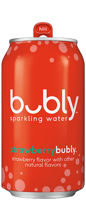 [166538] Bubly Strawberry 355mL - (12 units)