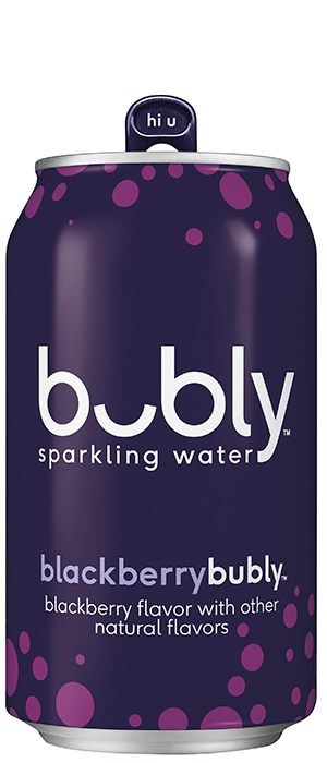 Bubly Blackberry 355mL - (12 units)