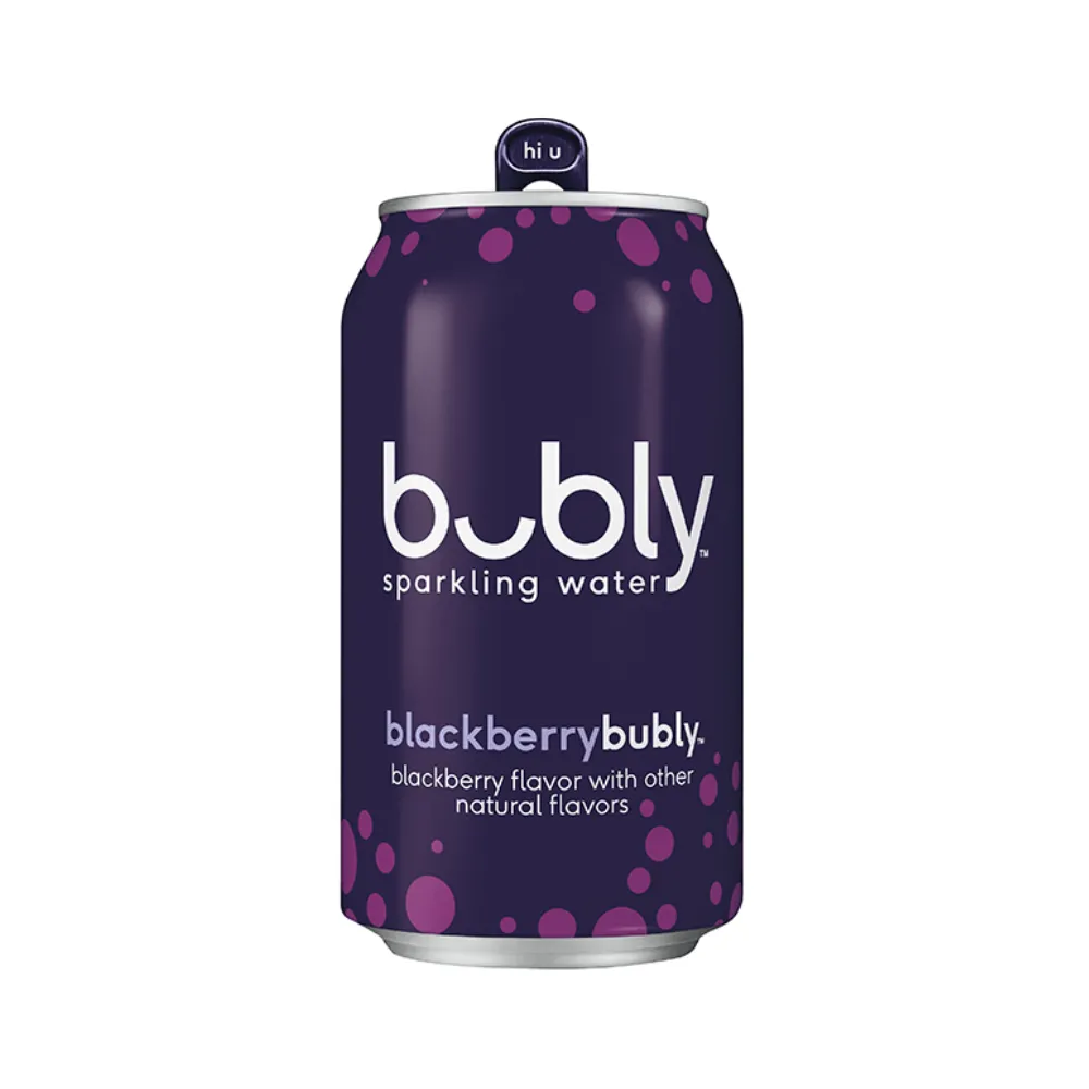 Bubly Blackberry 355mL - (12 units)