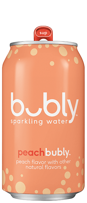 Bubly Pêche 355mL - (12 unités)