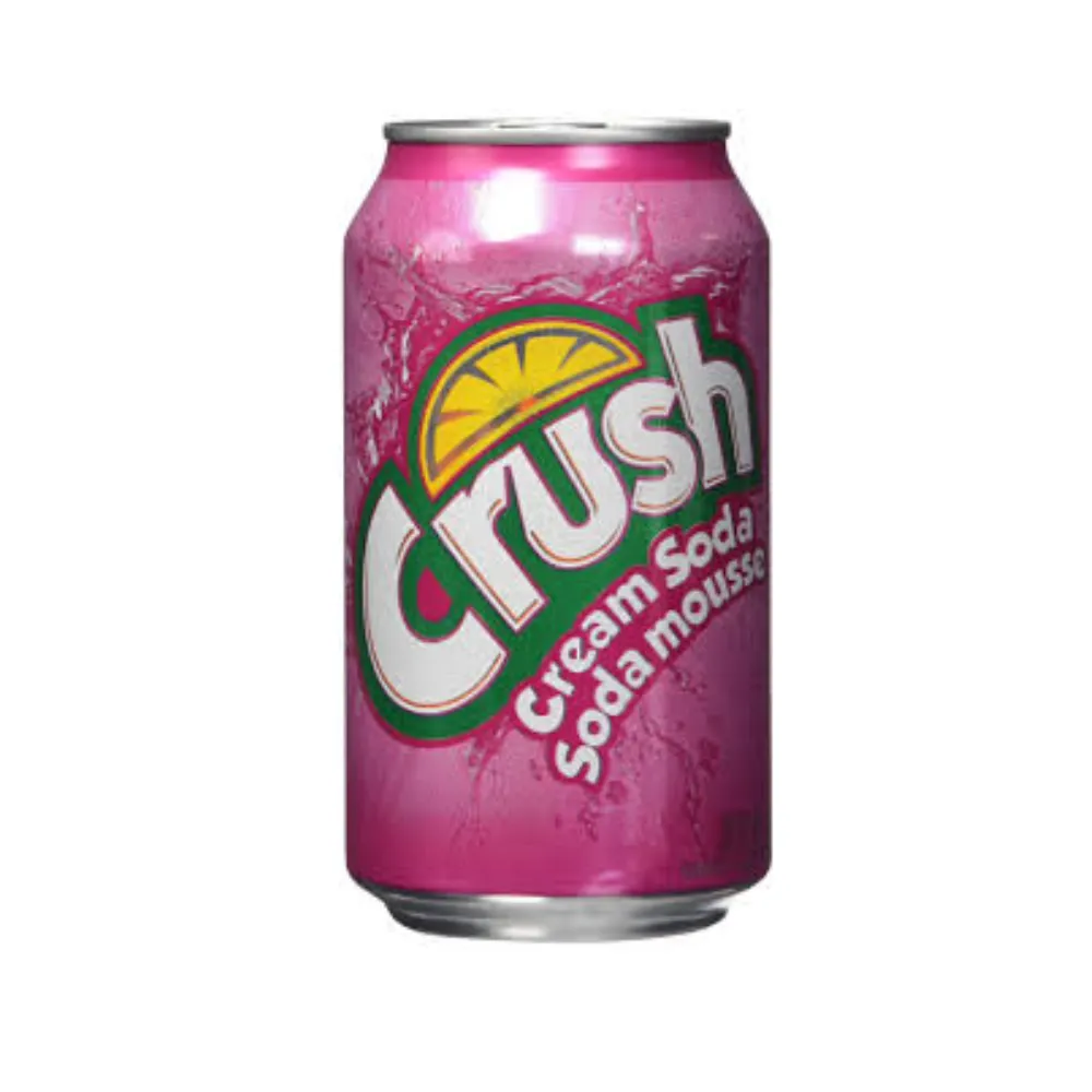 [209522  ,liqueur] Crush White Cream Soda 355mL - Cans (12 units)
