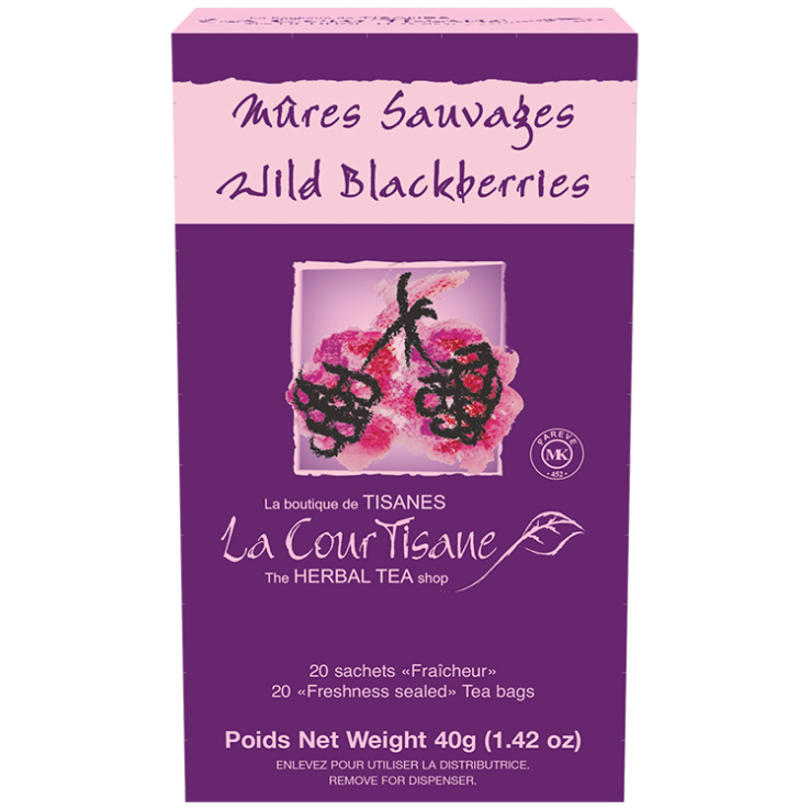 La Courtisane - Wild Blackberries 40g - Herbal Tea (6x20 units)
