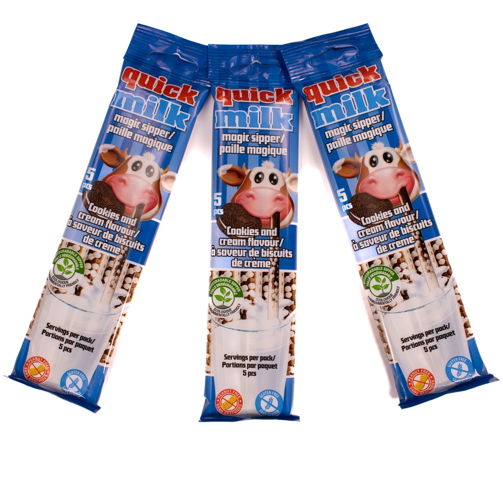 Quick Milk Biscuit Oréo Bio- (20 unités)