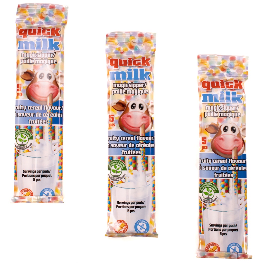 Quick Milk Céréale fruitée Bio-(20 unités)