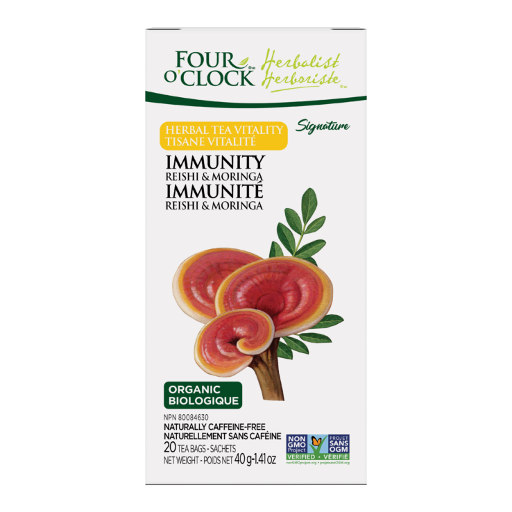 Immunité Reishi et Moringa 32g - Herbal Tea (6x20 units)