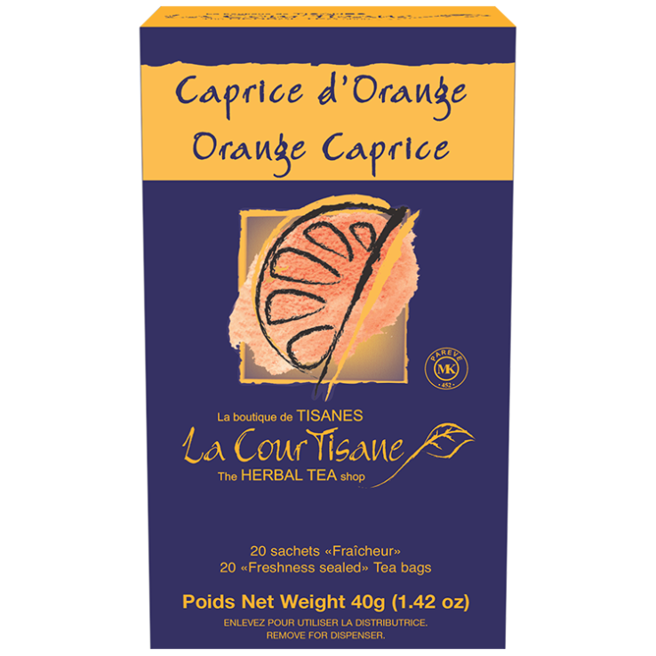 Caprice d'orange sauvages 40g courtisane - Tisane  (6x20 unités) - discontinué