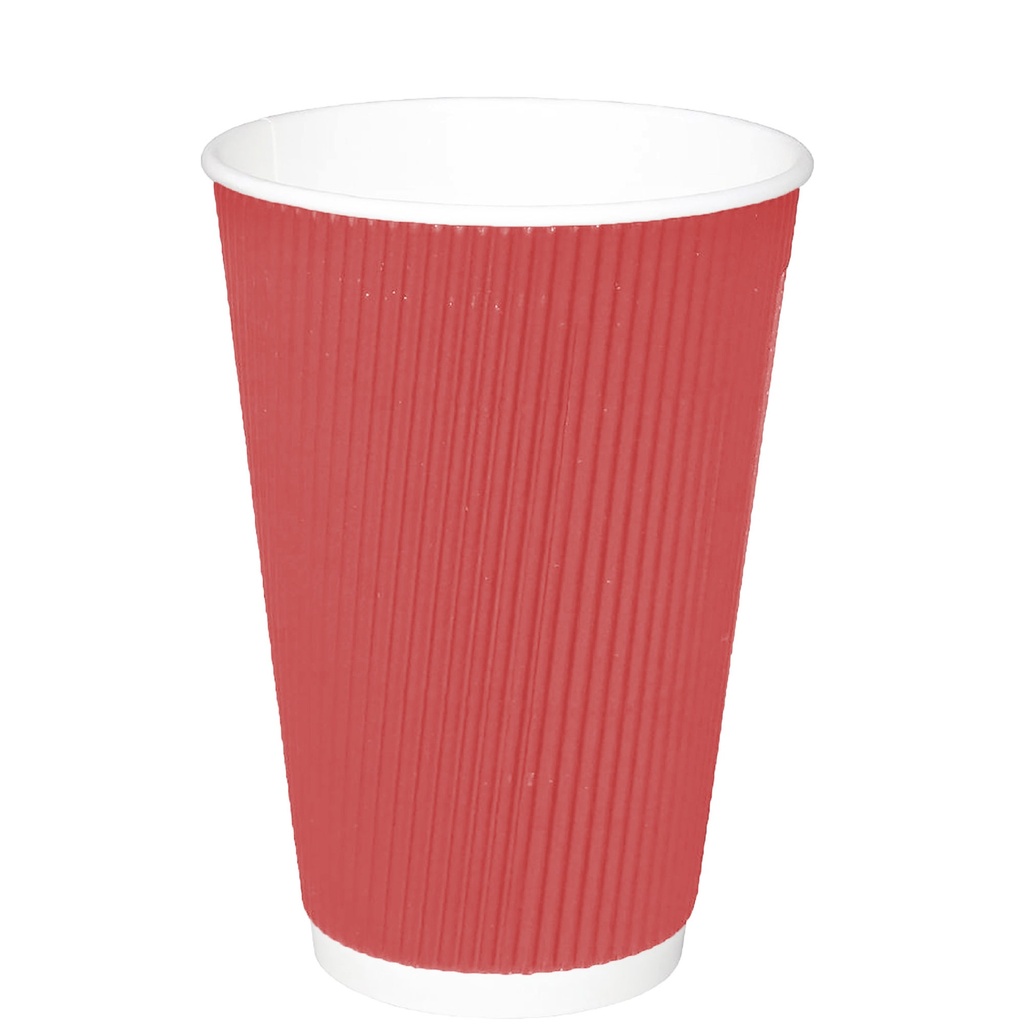 Table Accents - Triple Wall Insulated Cups 12oz - Red (500 units)