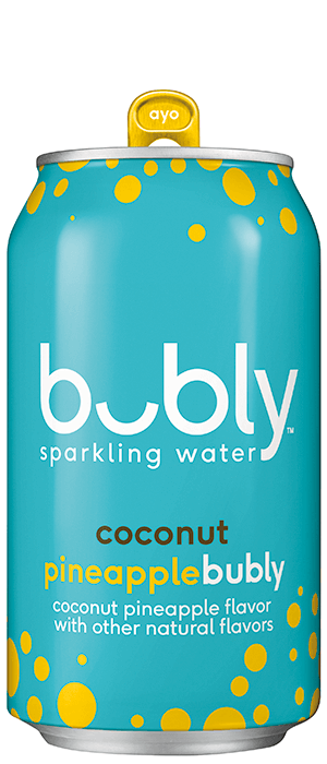 Bubly noix de coco et ananas 355ml - (12 unites) 