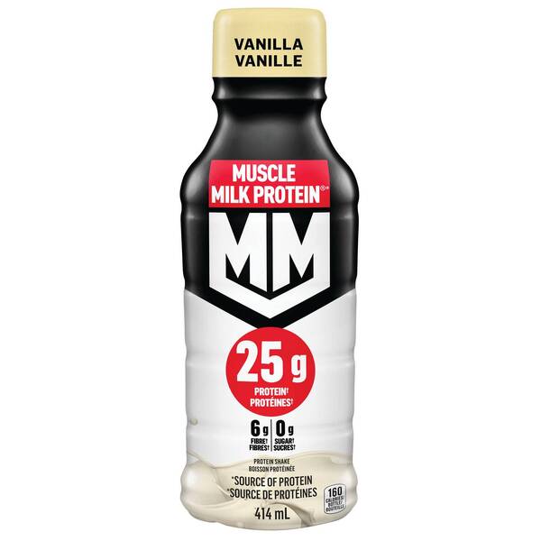 Muscle Milk Protein Vanille - 414ml bottle (12 units)