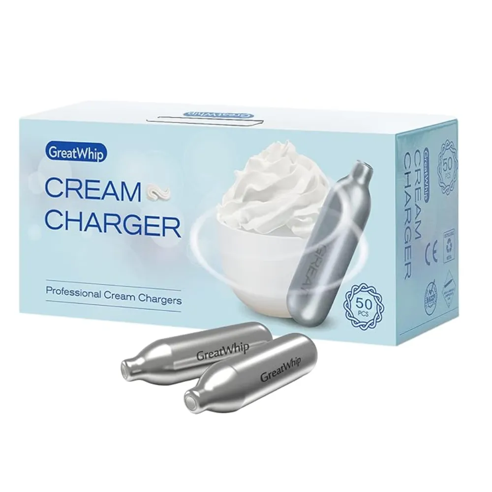 GreatWhip Whipped cartouches pour distributeur de crème fouettée (1 pack X 50 Count)