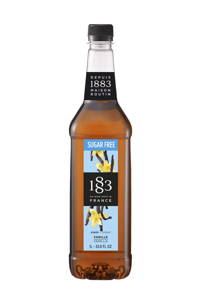 1883 Sugar-Free Vanilla Syrup 1L - Plastic (1 unit)