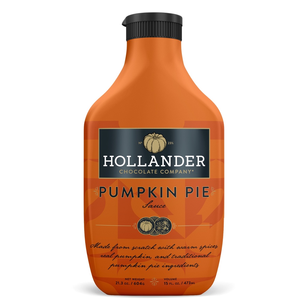 Hollander pumpkin pie cafe (squeeze bottle) 12x15oz