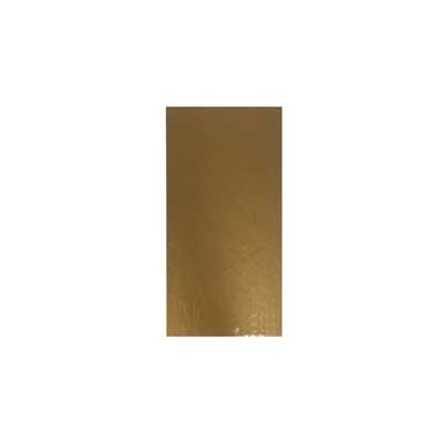 GOLD LAMINATED YULE LOG BOARD 5.4"x11.5" (50 un) 