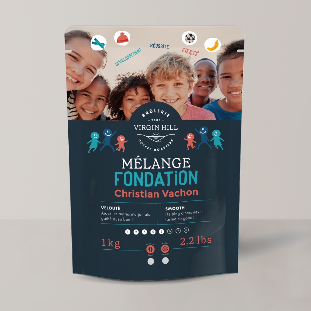 [R1FCVG1] Fondation Christian Vachon 1kg - Beans (1 unit)