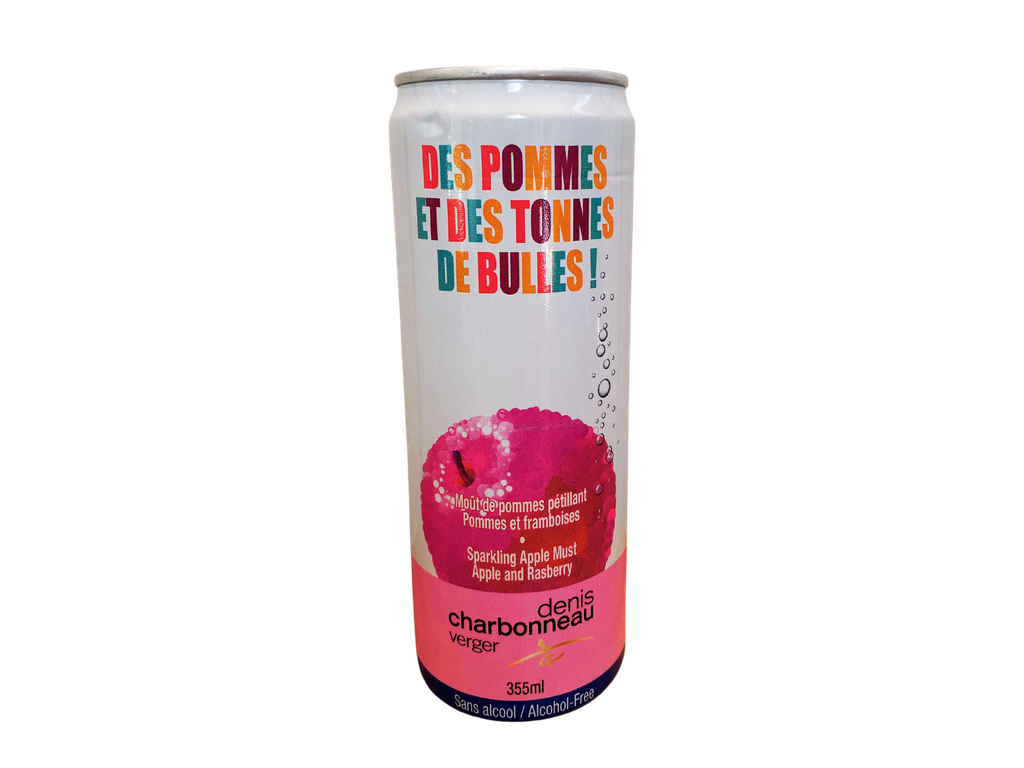 Charbonneau Apple and Raspberry Sparkling Must -355ml (24 units)