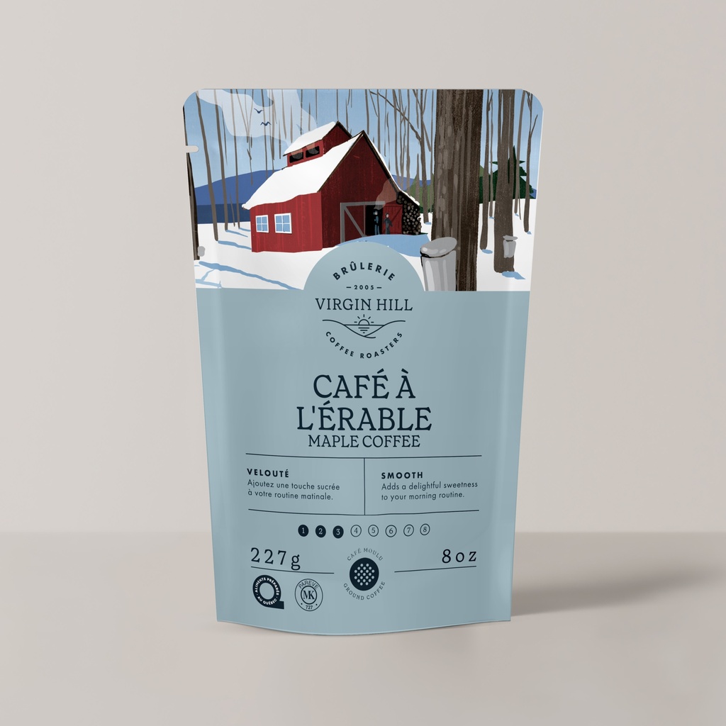 BVH - Café à l'érable 227g - Moulu (10 unités)