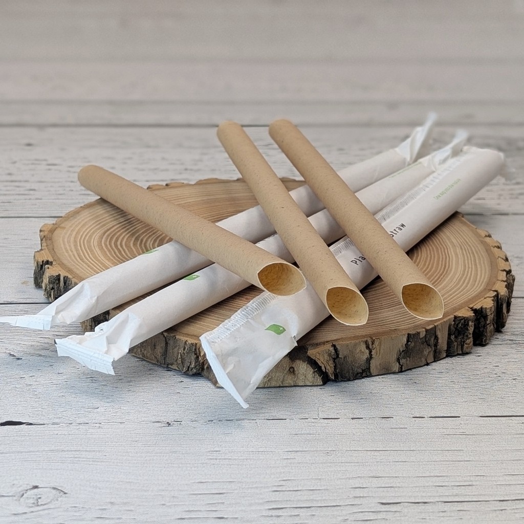 Straw-Wrapped Plant-Based Bubble Tea - (1800 straws)