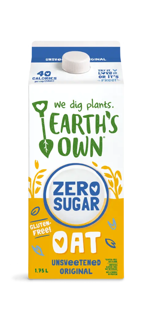 Earth's Own Oat Milk Zero Sugar - (12 units)