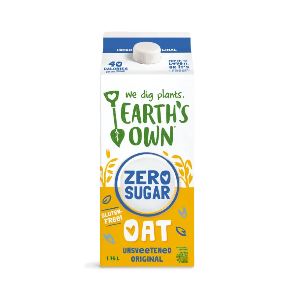 Earth's Own Oat Milk Zero Sugar - (12 units)