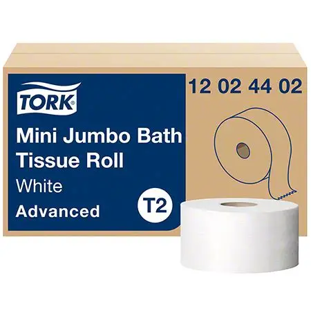 Tork -mini-jumbo toilet paper, 2 ply, 751 feet SCA 12024402