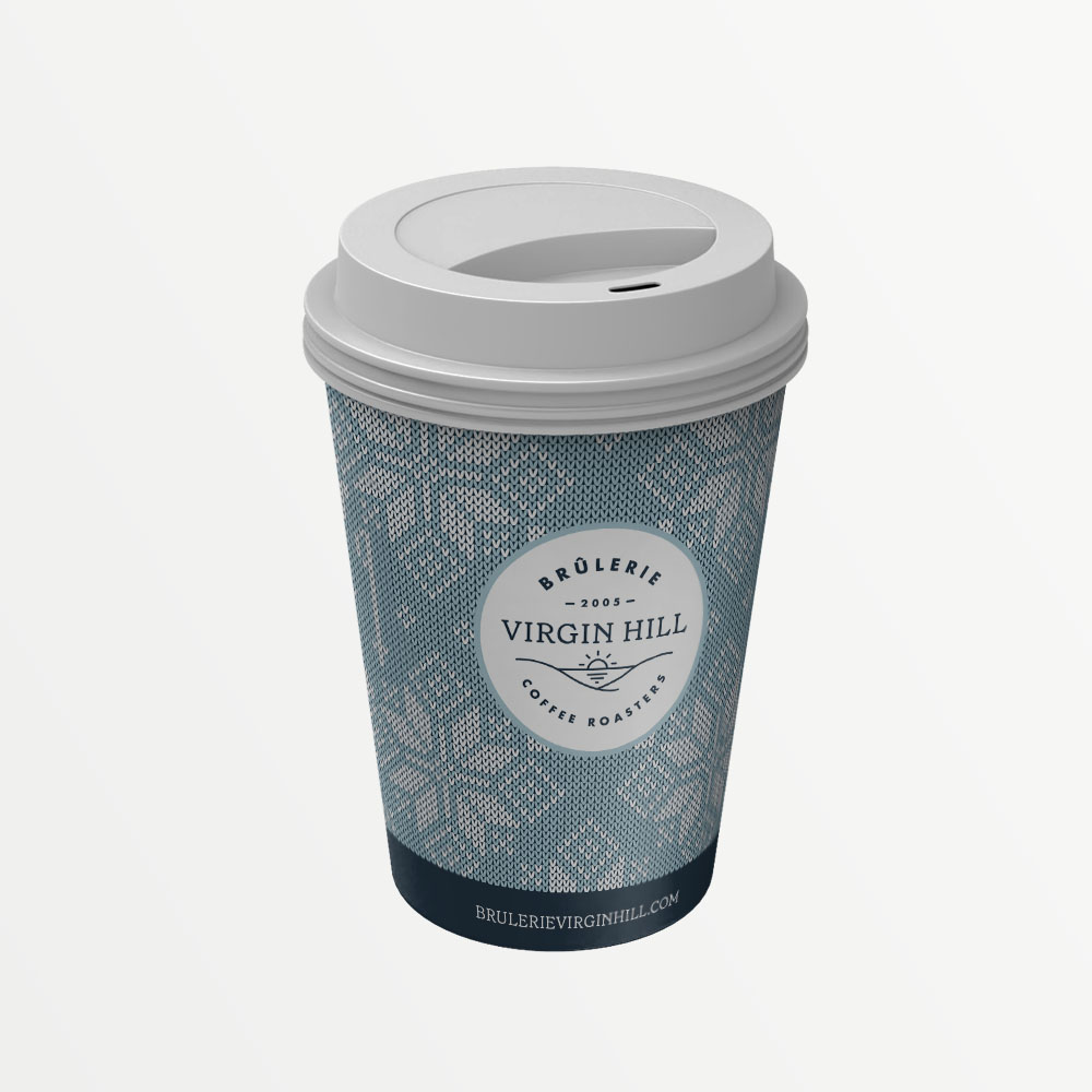 BVH Double Wall Winter Cups '25 16oz - Compostable (500 units)