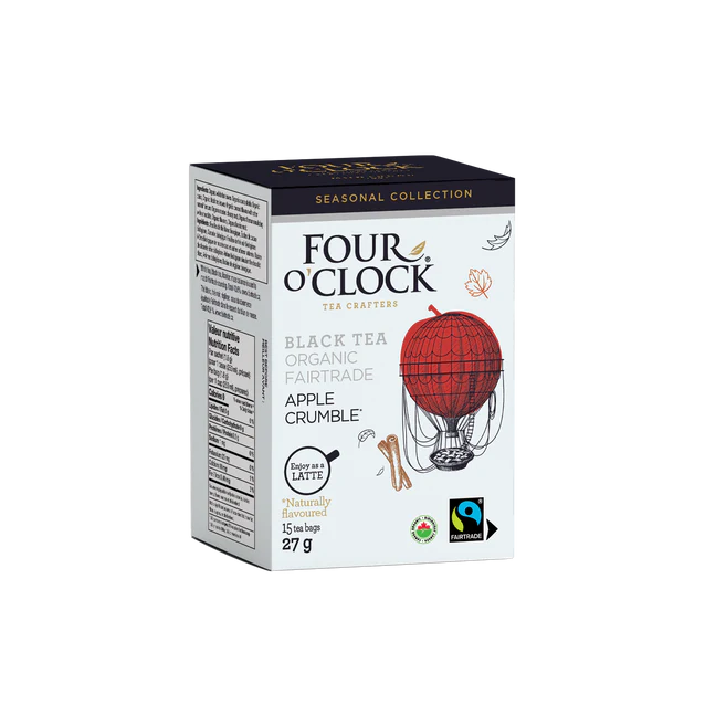 Apple Crumble Organic Fairtrade Black Tea - (6x15 units)