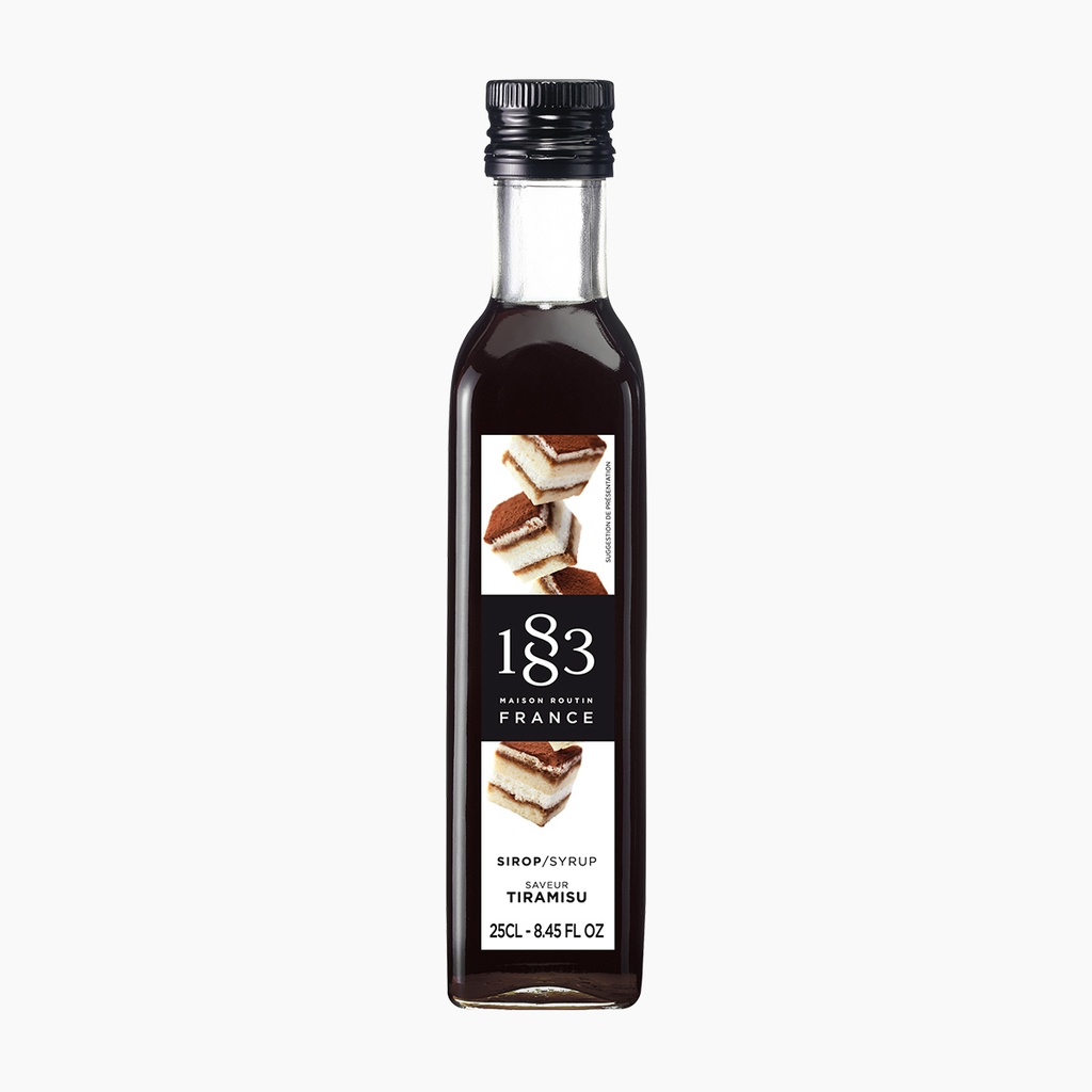 1883 sirop Tiramisu  250mL -Vitre (12 unites)