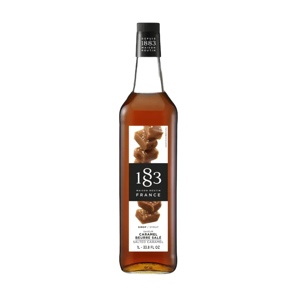 [184508] 1883 Salted caramel Syrup 1L - Glass (1 unit) 