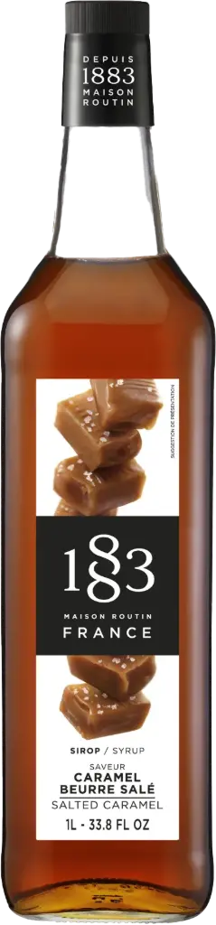 1883 Salted caramel Syrup 1L - Glass (1 unit) 