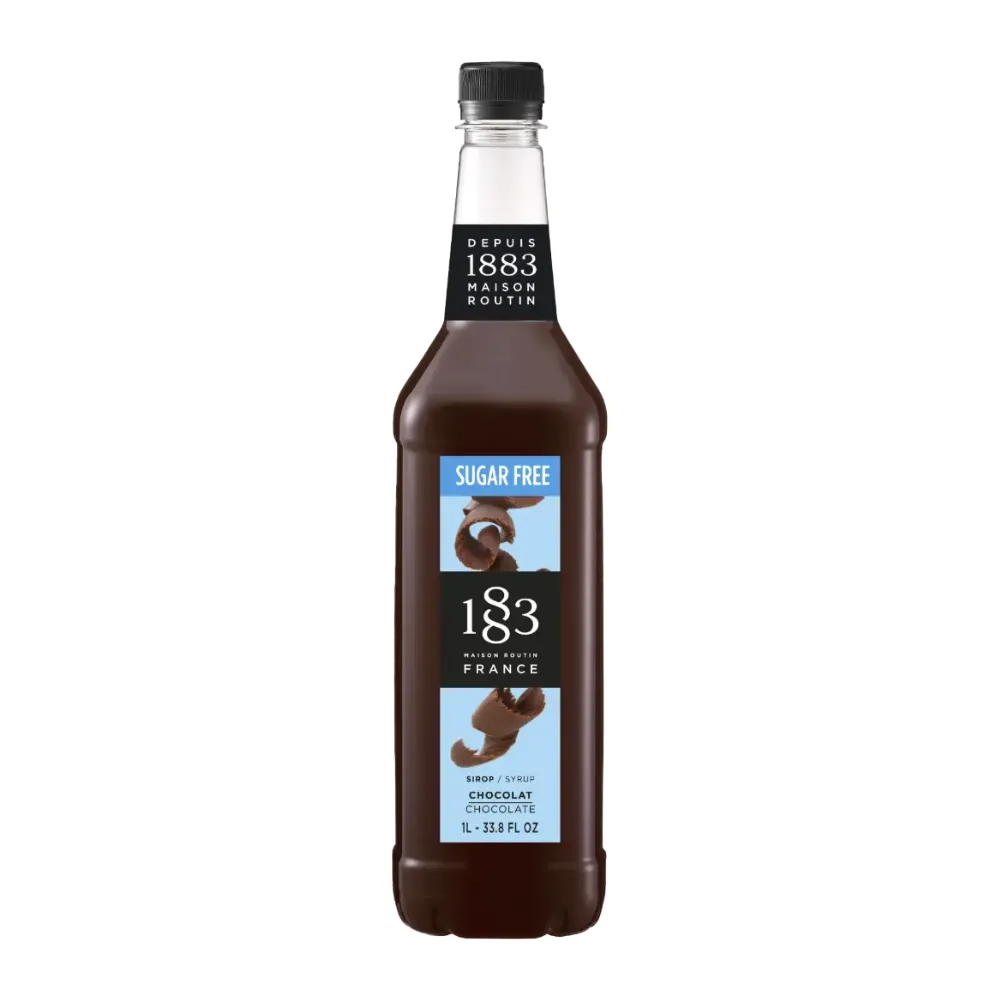[385412] 1883 Sirop de Chocolat Sans-Sucre 1L - Plastique (1 unite)